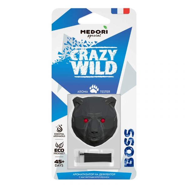 Chalk car perfume for deflector 3D Medori Crezy Wild Boss